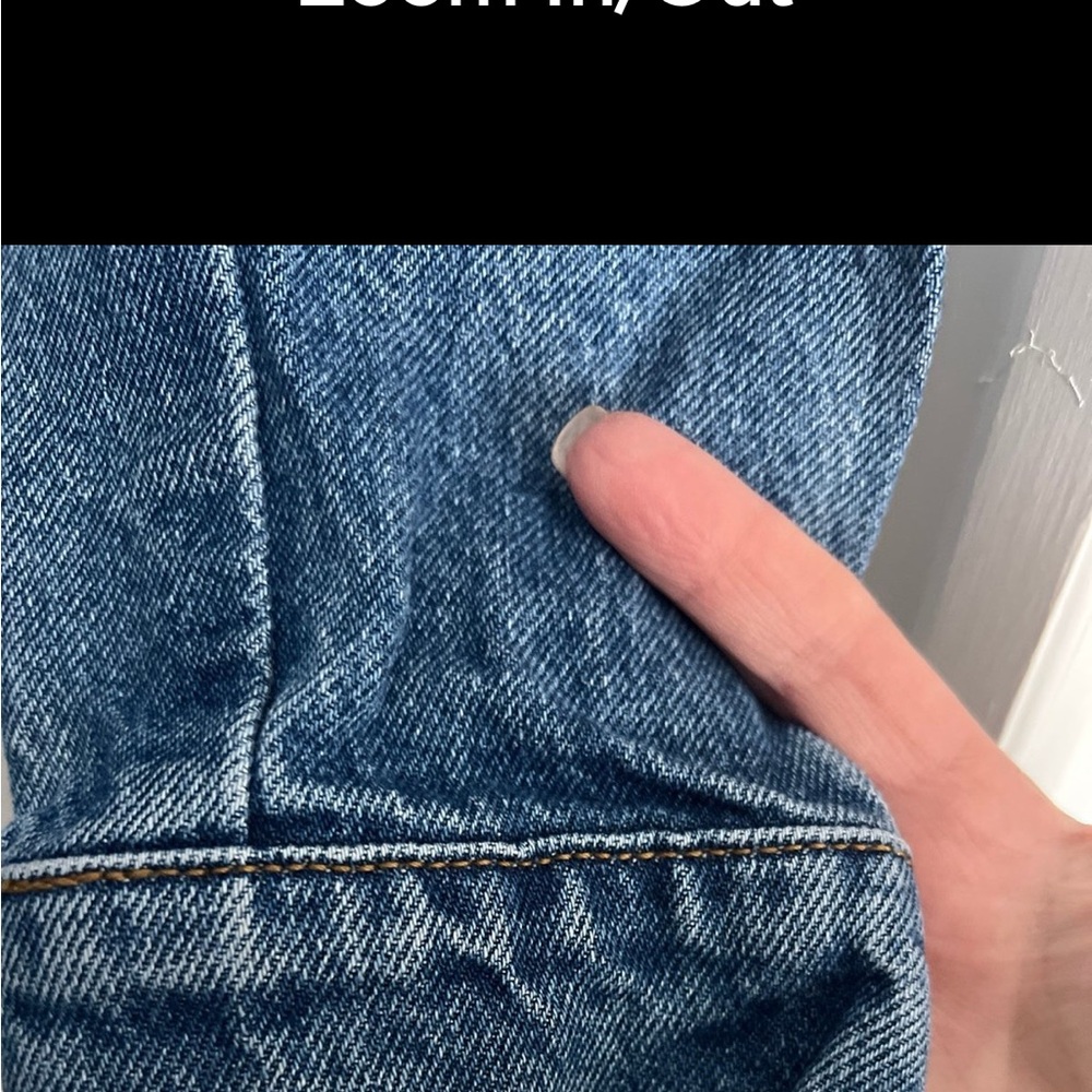 Brandy Melville Cropped Denim Jacket - image 3